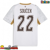 Camisa de Futebol República Checa Tomas Soucek #22 Equipamento Secundário Mundo 2026 Manga Curta
